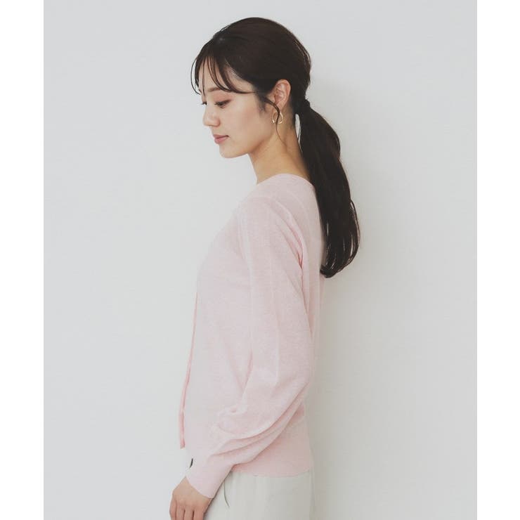 《7色展開 XS LLサイズ》ビジューボタンクルーネックカーディガン【洗濯機洗い… | index | 詳細画像30 