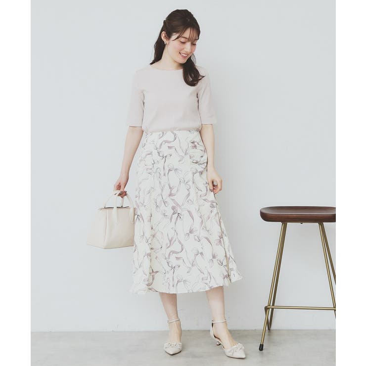 《7色展開/XS-LLサイズ》ボートネックリブトップス【UV/洗濯機洗い可】 | index | 詳細画像16 