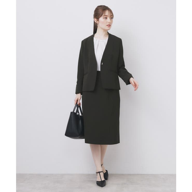 ストレッチノーカラージャケット セットアップ対応 | index | 詳細画像5