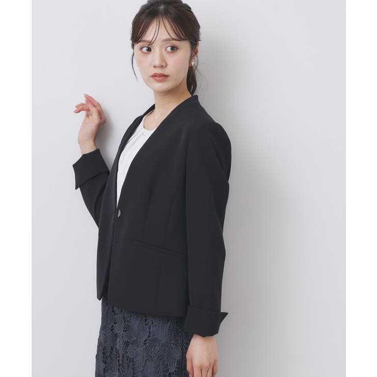 ストレッチノーカラージャケット セットアップ対応 | index | 詳細画像27