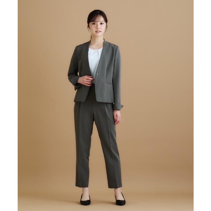 ストレッチノーカラージャケット セットアップ対応 | index | 詳細画像24