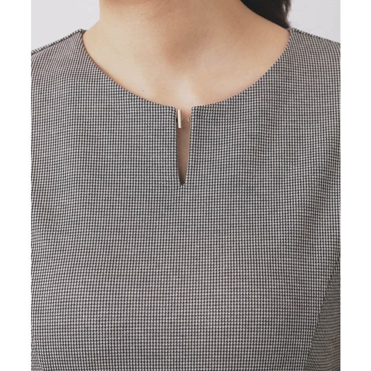 ストレッチキーネックワンピース【洗濯機OK/イージーアイロン】 | index | 詳細画像25 