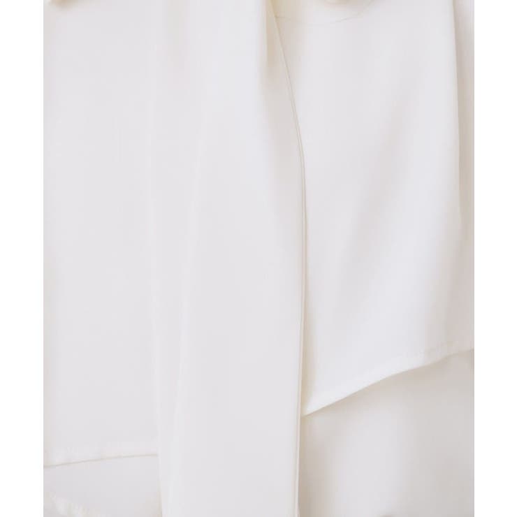 アシンメトリーレイヤードボウタイブラウス【洗濯機OK イージーアイロン 防シワ】… | index | 詳細画像6 