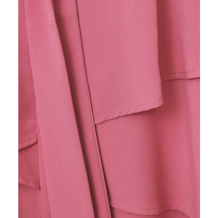 アシンメトリーレイヤードボウタイブラウス【洗濯機OK イージーアイロン 防シワ】… | index | 詳細画像10 