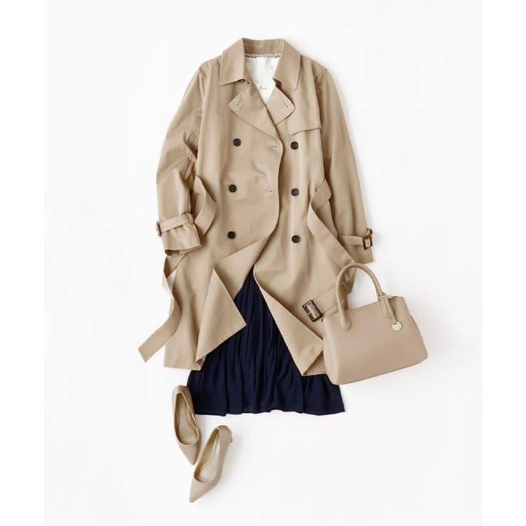 トレンチコート【洗濯機OK/撥水/花粉対応】《XS～3L》 | index | 詳細画像58 