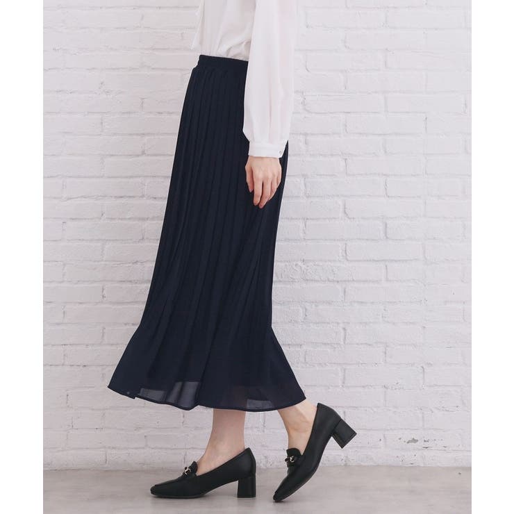 選べる丈 シフォンプリーツスカート【洗濯機OK イージーアイロン | index | 詳細画像12 