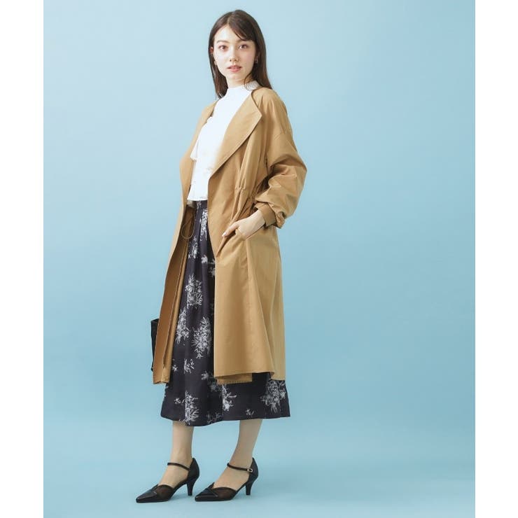 ヴィンテージクロスノーカラーロング【洗濯機OK／イージーアイロン／ストレッチ】 | index | 詳細画像3 