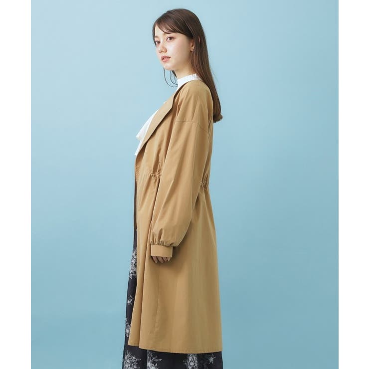 ヴィンテージクロスノーカラーロング【洗濯機OK／イージーアイロン／ストレッチ】 | index | 詳細画像22 