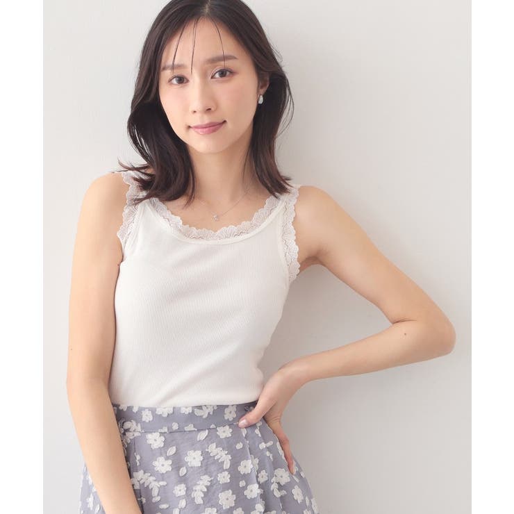 前後2way丸胴レースタンクラメアソート【洗濯機OK】 | index | 詳細画像3 