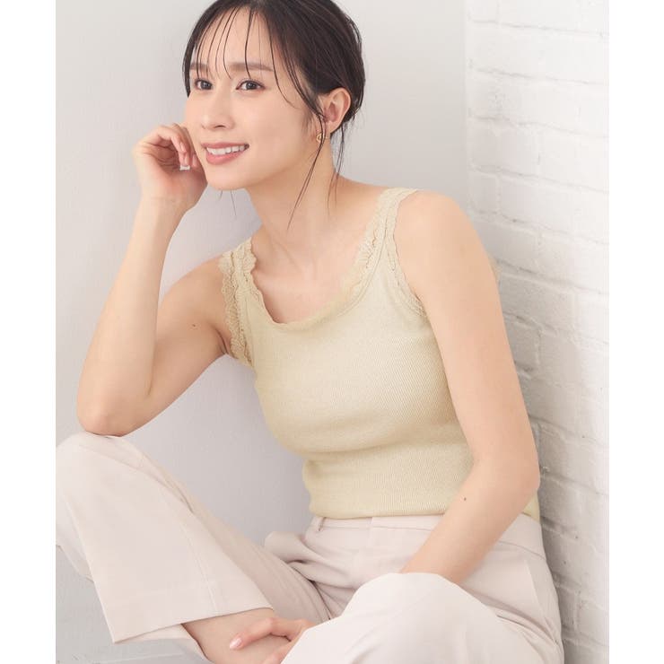 ゴールド(607) | 前後2way丸胴レースタンクラメアソート【洗濯機OK】 | index