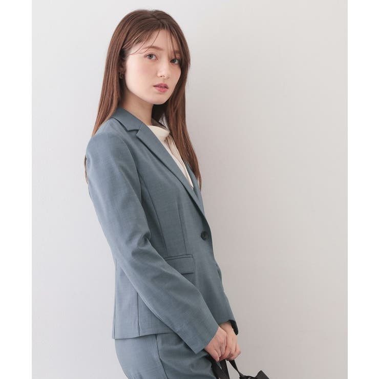 ストレッチテーラードジャケット セットアップ対応可【洗濯機OK 接触冷感 | index | 詳細画像2 