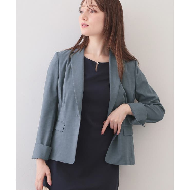 ストレッチテーラードジャケット セットアップ対応可【洗濯機OK 接触冷感 | index | 詳細画像5 
