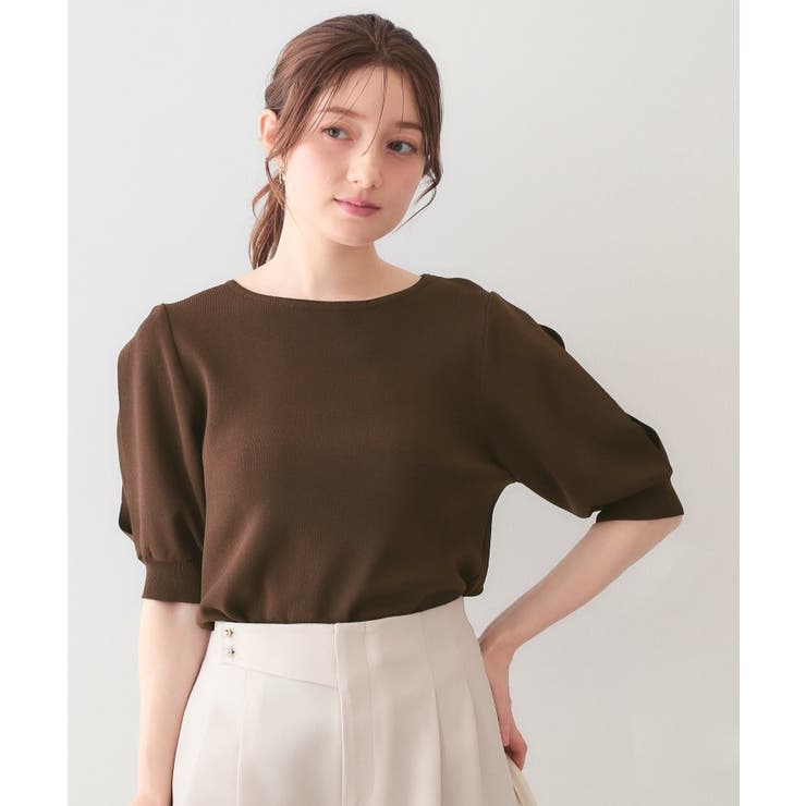 【接触冷感】クールタッチラップスリーブニット《UVケア 洗濯機OK XS～3L | index | 詳細画像34 