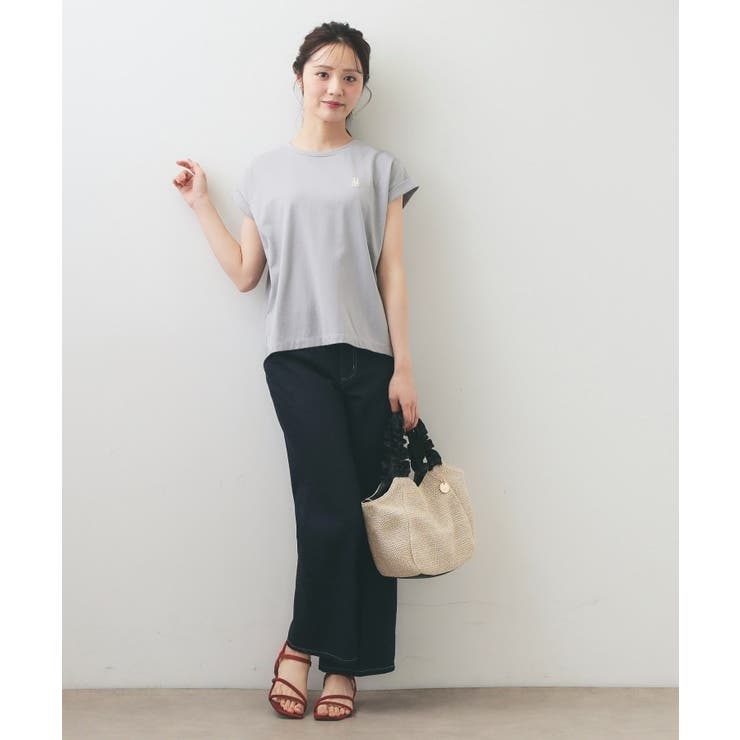 【接触冷感／UV】ワンポイント刺繍Tシャツ《7col／XS~3L／洗濯機OK》 | index | 詳細画像7 