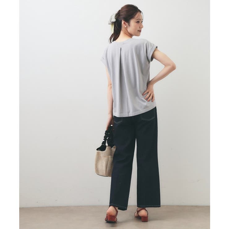 【接触冷感／UV】ワンポイント刺繍Tシャツ《7col／XS~3L／洗濯機OK》 | index | 詳細画像8 