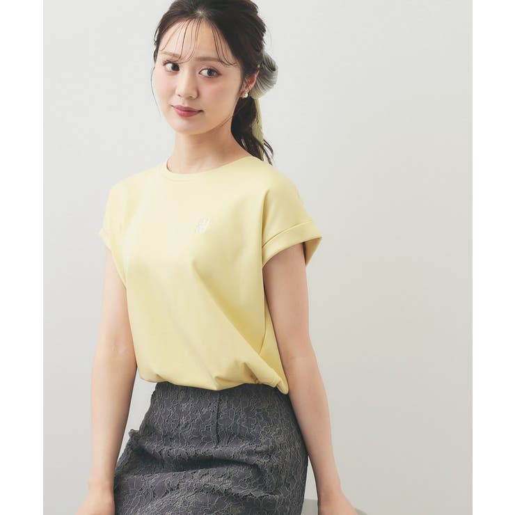 【接触冷感／UV】ワンポイント刺繍Tシャツ《7col／XS~3L／洗濯機OK》 | index | 詳細画像10 