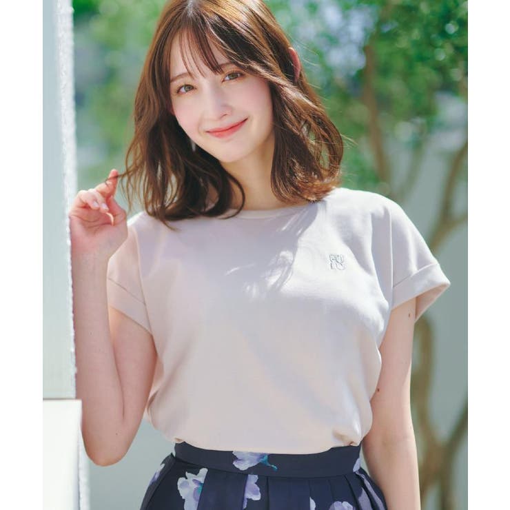 【接触冷感／UV】ワンポイント刺繍Tシャツ《7col／XS~3L／洗濯機OK》 | index | 詳細画像37 