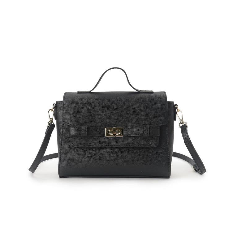 ブラック(019) | 【2WAY】合皮ミニショルダーバッグ | index