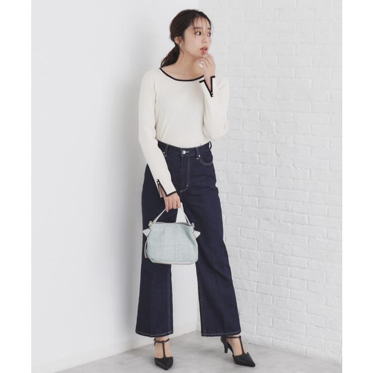 極美品〗シンクビー 2Way トートバッグ ショルダー ツイード