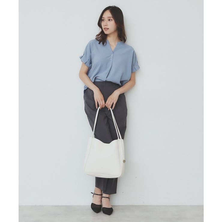 【A4サイズ収納可能】コインチャーム付きトートバッグ | index | 詳細画像1 