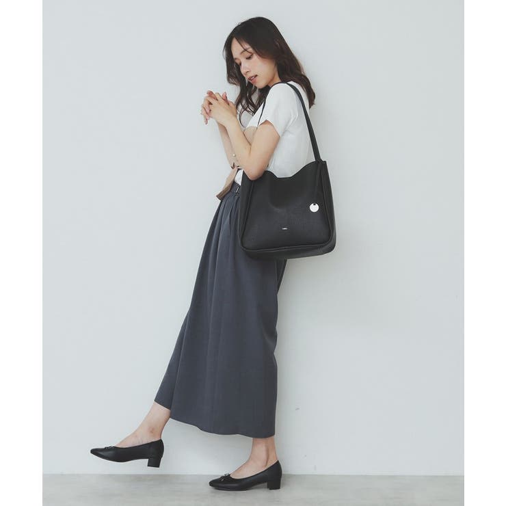 【A4サイズ収納可能】コインチャーム付きトートバッグ | index | 詳細画像4 