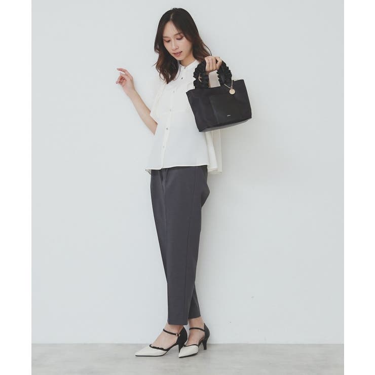 【2WAY】持ち手フリルトートバッグ | index | 詳細画像4 