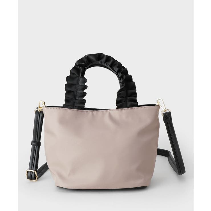 【2WAY】持ち手フリルトートバッグ | index | 詳細画像11 