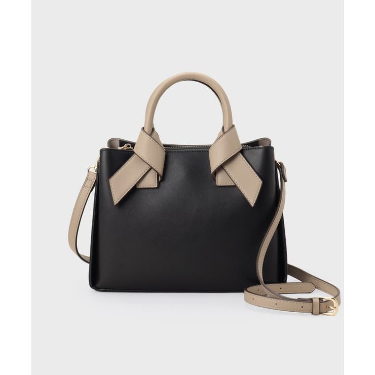 【2WAY】リボンハンドルミドルトートバッグ | index | 詳細画像12