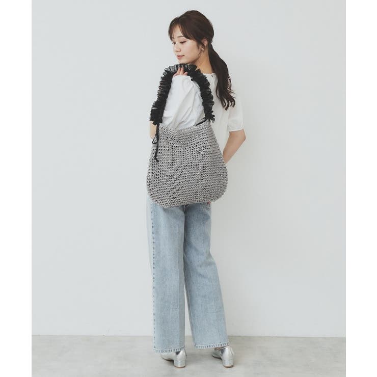 雑材ワンショルダーフリルA4トート | index | 詳細画像2