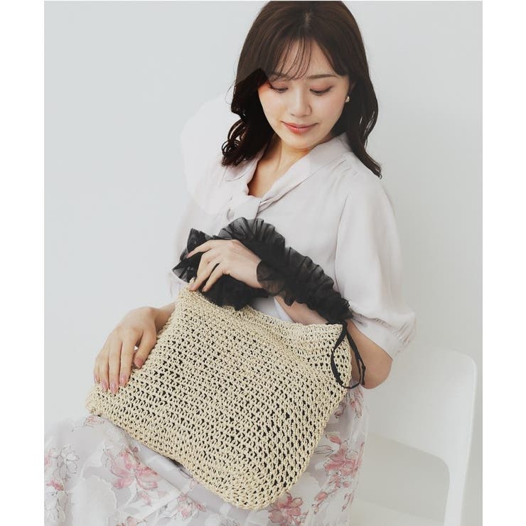 雑材ワンショルダーフリルA4トート | index | 詳細画像6