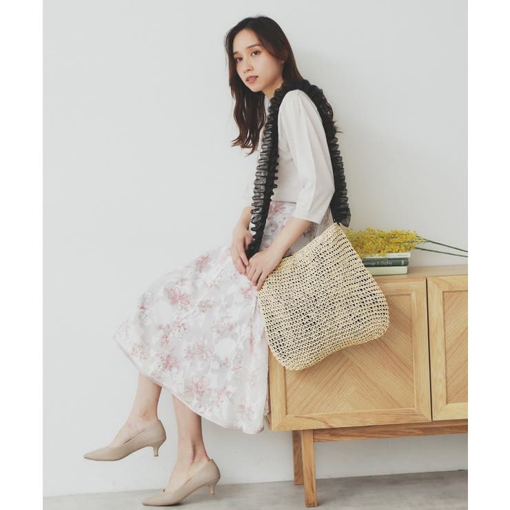 雑材ワンショルダーフリルA4トート | index | 詳細画像9