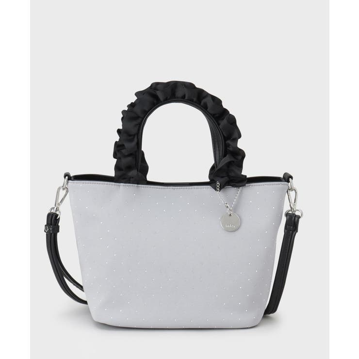 【2WAY】ラインストーン持ち手フリルバッグ | index | 詳細画像8 