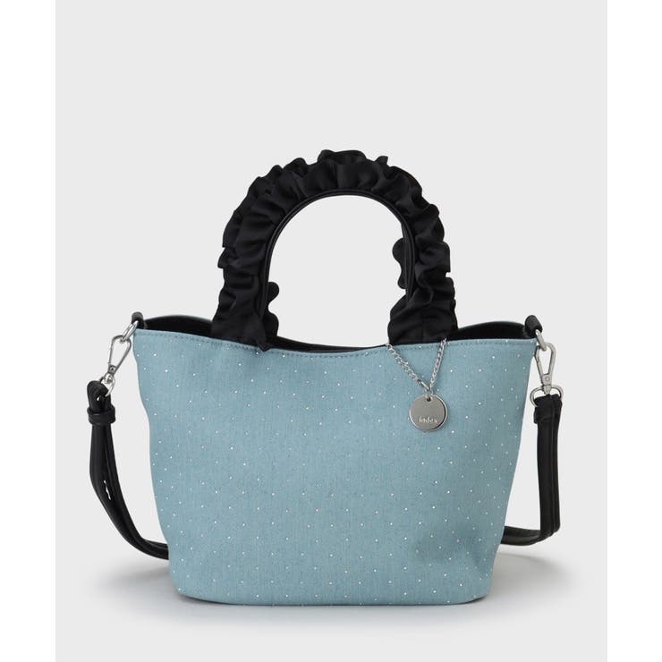 【2WAY】ラインストーン持ち手フリルバッグ | index | 詳細画像9 