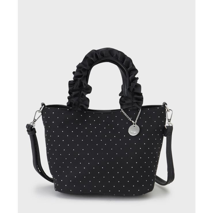 【2WAY】ラインストーン持ち手フリルバッグ | index | 詳細画像10 