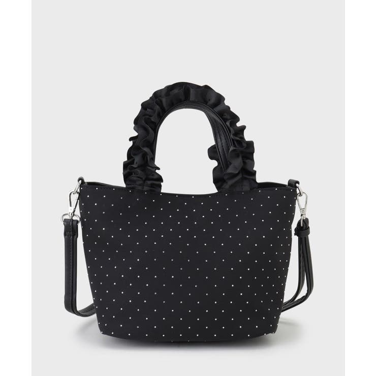 【2WAY】ラインストーン持ち手フリルバッグ | index | 詳細画像12 