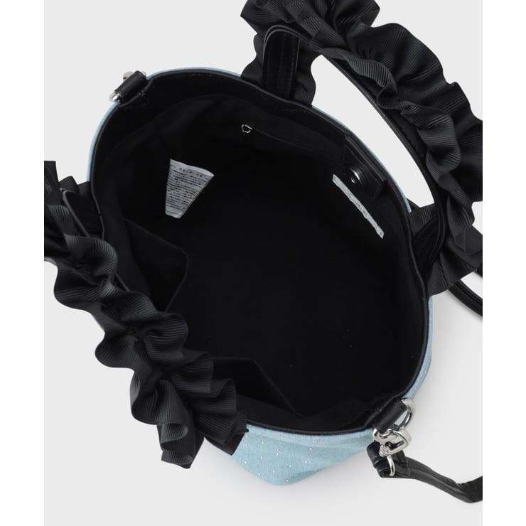 【2WAY】ラインストーン持ち手フリルバッグ | index | 詳細画像16 