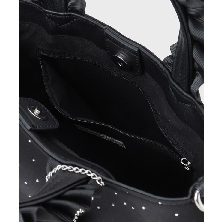 【2WAY】ラインストーン持ち手フリルバッグ | index | 詳細画像18 