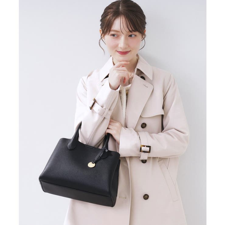 ブラック(019) | ≪通勤・セレモニー対応≫2WAYカクシボミドルボストンバッグ | index