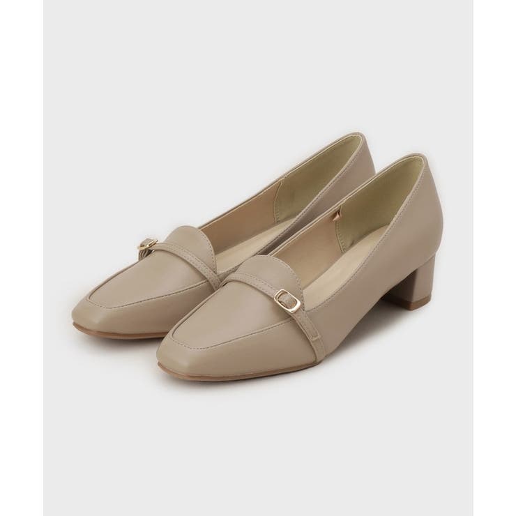 ベージュ(052) | ビット付ヒールローファー | index