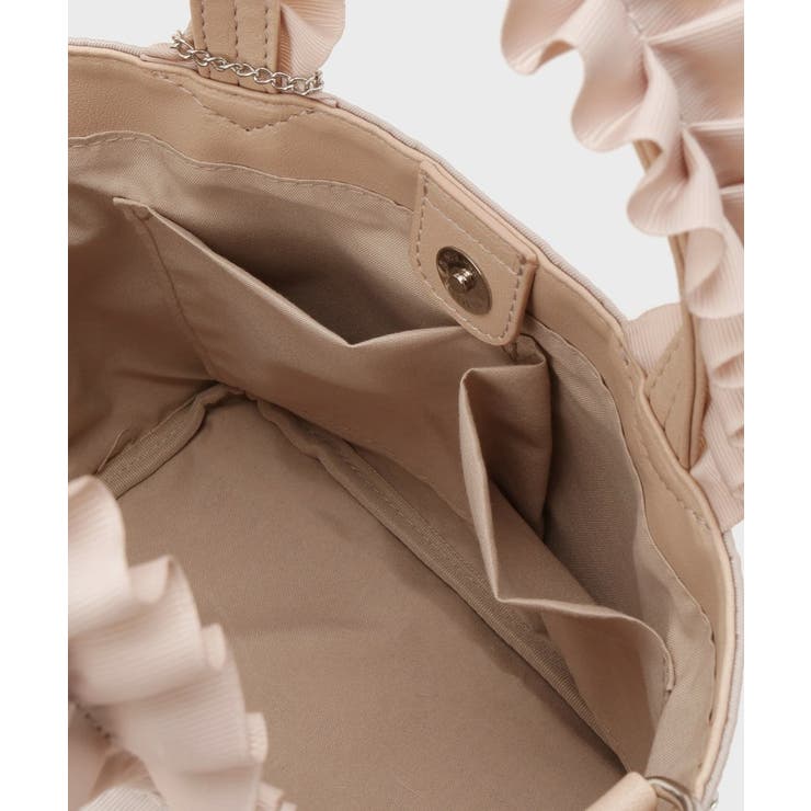 持ち手フリルビジューミドルトートバッグ【2WAY】 | index | 詳細画像18 