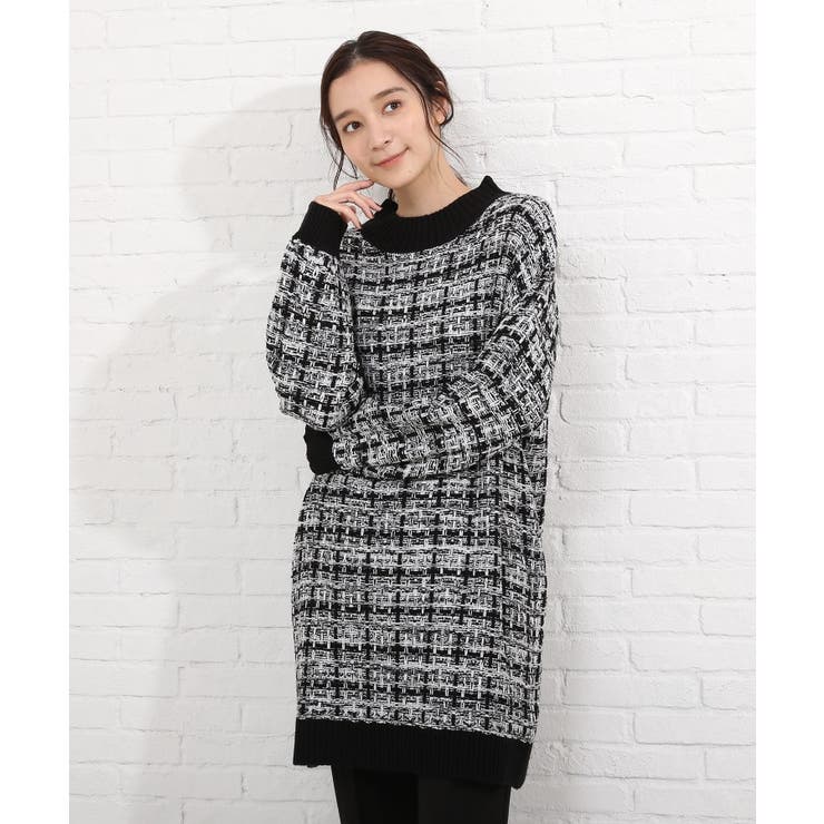 カラーミックスチュニックニットワンピース 品番 Wrdw Shoo La Rue シューラルー のレディースファッション通販 Shoplist ショップリスト
