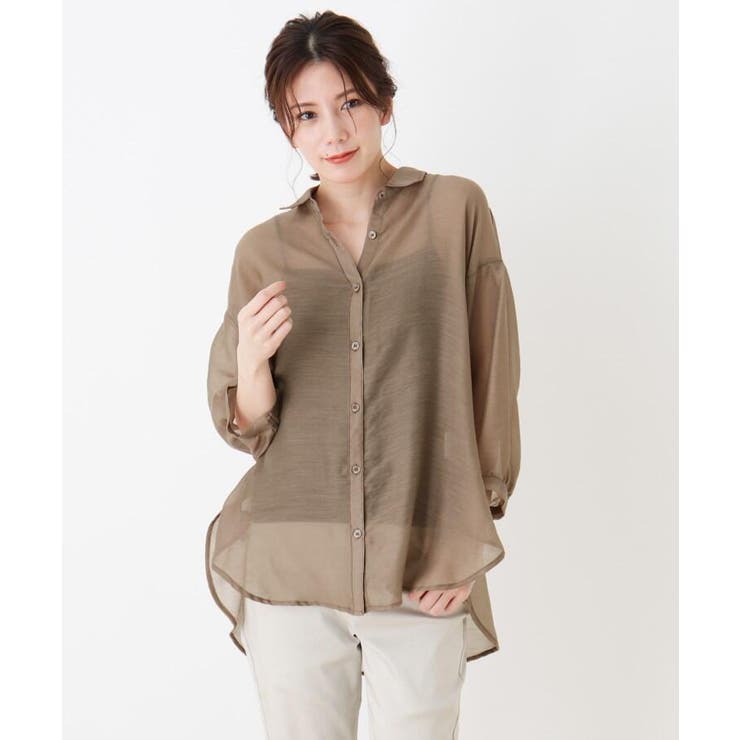 シアー前開きシャツ 品番 Wrdw Shoo La Rue シューラルー のレディースファッション通販 Shoplist ショップリスト