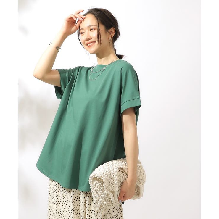 【汗ジミ防止/UV】夏も好きな色を着よう 欲ばりTシャツ | SHOO・LA・RUE | 詳細画像14 