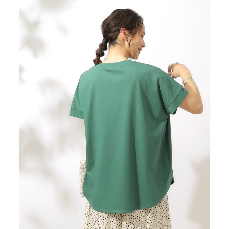 【汗ジミ防止/UV】夏も好きな色を着よう 欲ばりTシャツ | SHOO・LA・RUE | 詳細画像16 