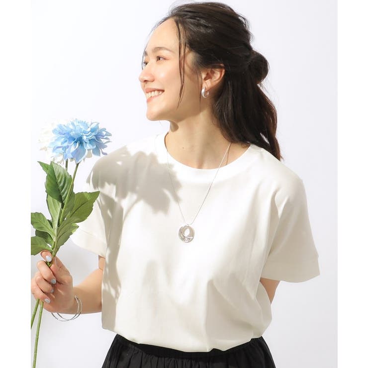 ホワイト(001) | 【汗ジミ防止/UV】夏も好きな色を着よう 欲ばりTシャツ | SHOO・LA・RUE