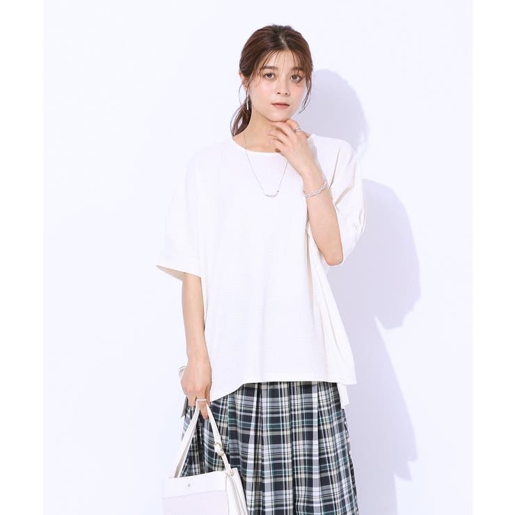【涼やかリラクシー】アウトで決まる 5分袖ドルマントップス | SHOO・LA・RUE | 詳細画像9 