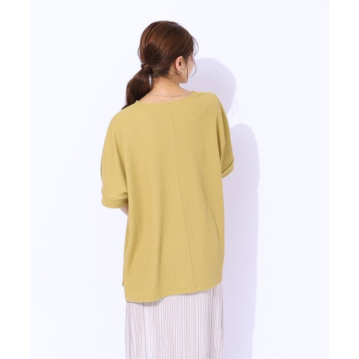 【涼やかリラクシー】アウトで決まる 5分袖ドルマントップス | SHOO・LA・RUE | 詳細画像14 