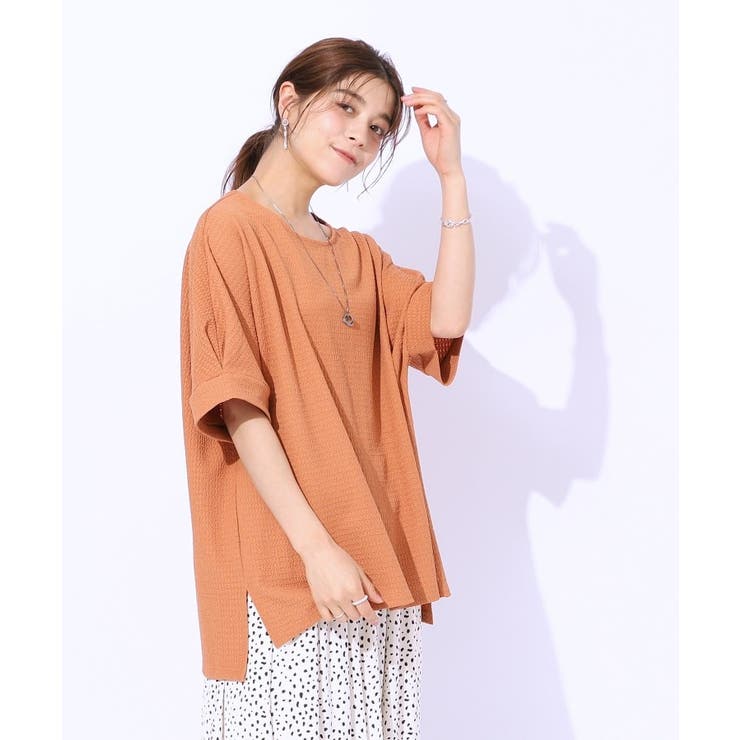 【涼やかリラクシー】アウトで決まる 5分袖ドルマントップス | SHOO・LA・RUE | 詳細画像17 