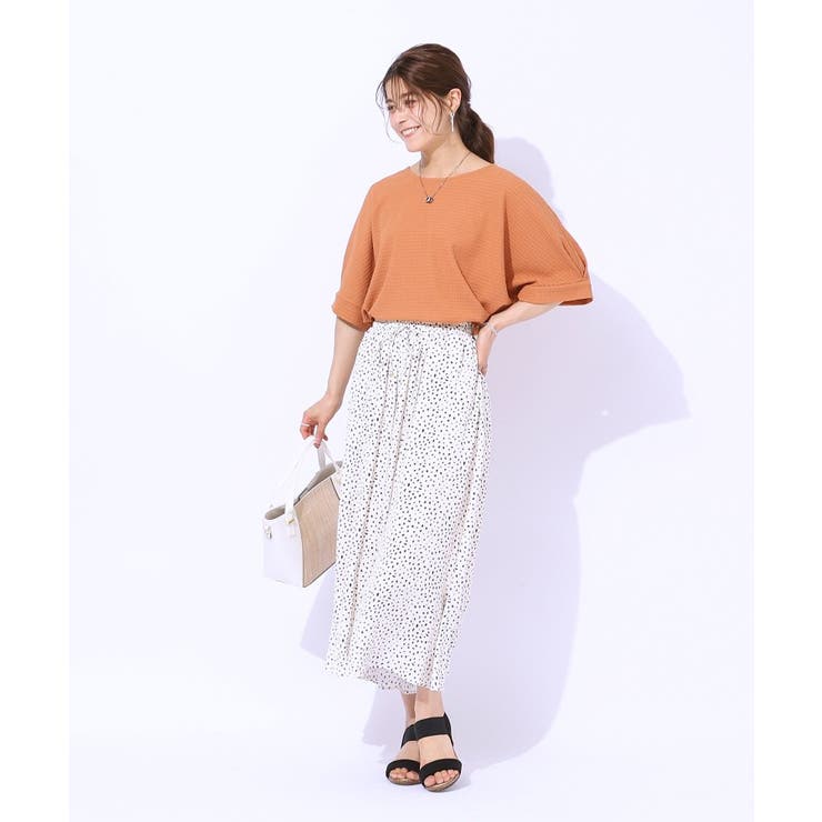 【涼やかリラクシー】アウトで決まる 5分袖ドルマントップス | SHOO・LA・RUE | 詳細画像19 