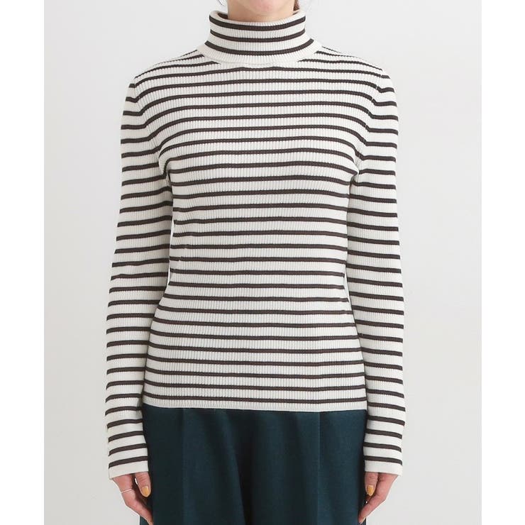 【絶妙なゆるピタ 洗濯機可】ちくちくしにくい リブタートルネック | SHOO・LA・RUE | 詳細画像37 